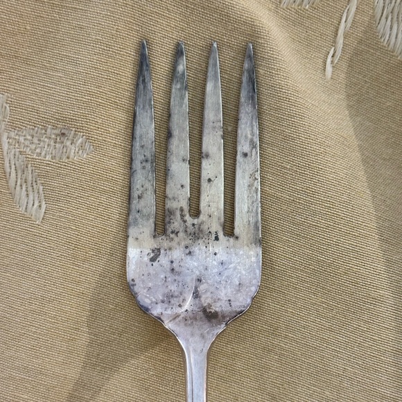 Vintage Community White Orchid 1953 Serving / Meat Fork. - Picture 4 of 9